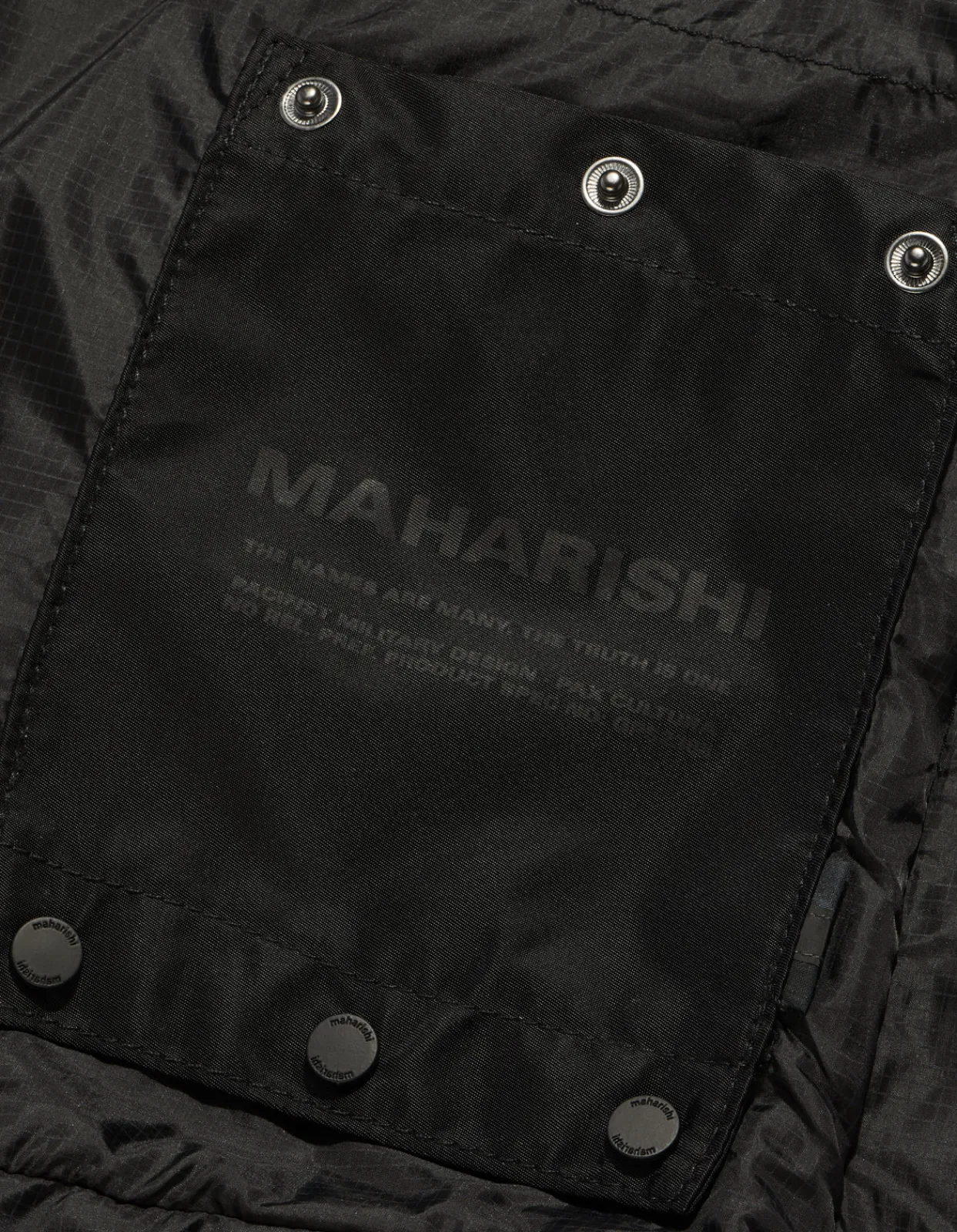 Bags*Maharishi 9108 Rollaway Backpack Black