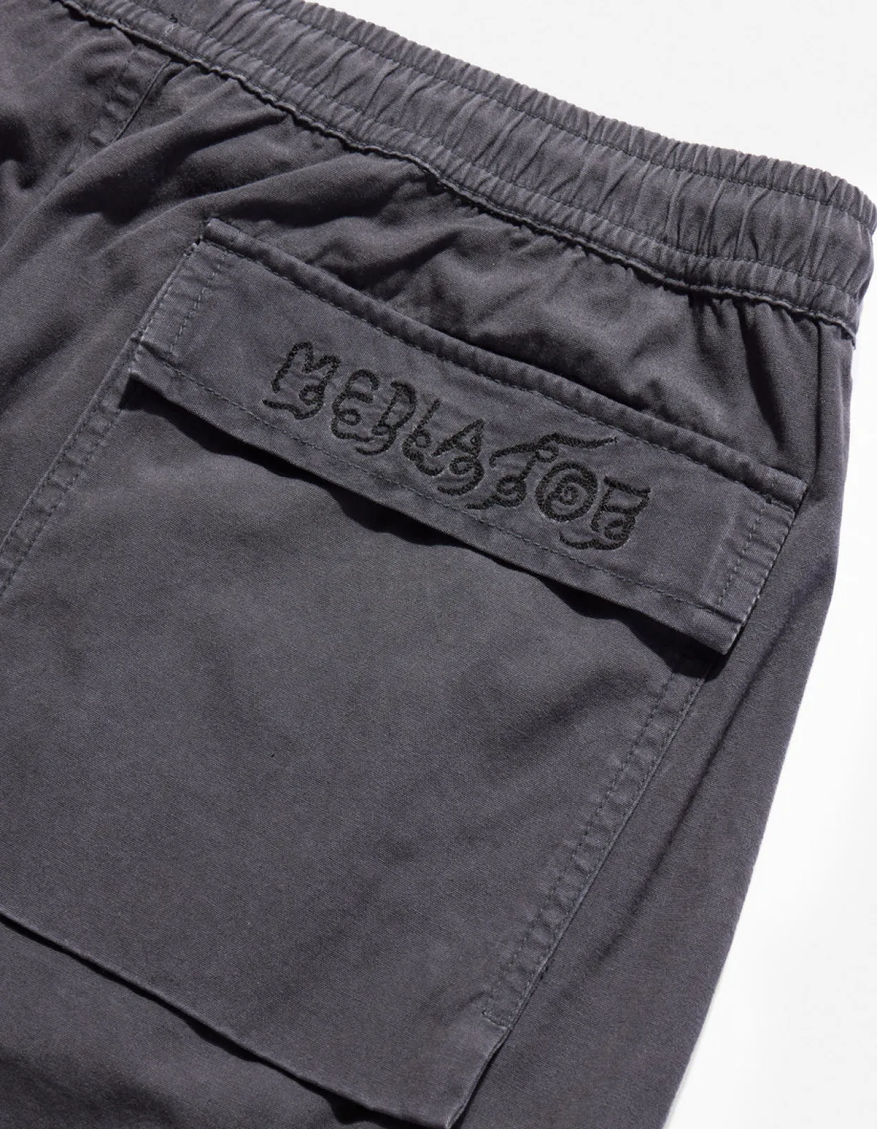 Cargo Pants*Maharishi 4295 Sak Yant Cargo Hakama Pants Black Blk-108F