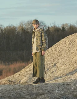 Cargo Pants*Maharishi 4295 Sak Yant Cargo Hakama Pants Olive Og-107F