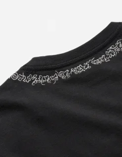 Short Sleeve T-Shirts*Maharishi 4285 Sak Yant Embroidered Organic T-Shirt Black
