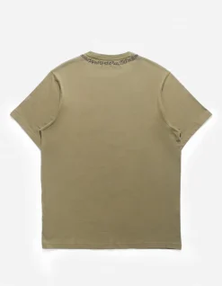 Short Sleeve T-Shirts*Maharishi 4285 Sak Yant Embroidered Organic T-Shirt Olive Og-107F