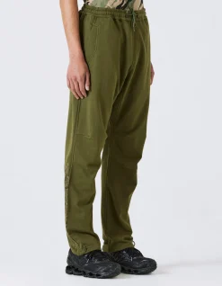 Sweatpants*Maharishi 4247 Samurai Vs. Dragon Embroidered Sweatpants Olive Og-107F/Tonal