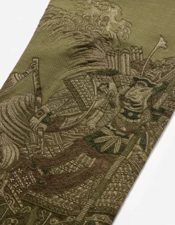 Sweatpants*Maharishi 4247 Samurai Vs. Dragon Embroidered Sweatpants Olive Og-107F/Tonal