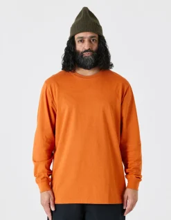 Long Sleeve T-Shirts*Maharishi 1032 Samurai Vs. Dragon L/S T-Shirt Rust