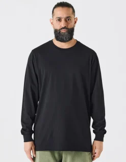 Long Sleeve T-Shirts*Maharishi 1032 Samurai Vs. Dragon L/S T-Shirt Black