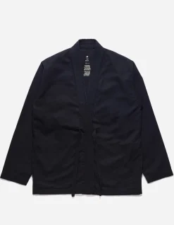 Kimonos*Maharishi 4587 Shinobi Hemp Kimono Black