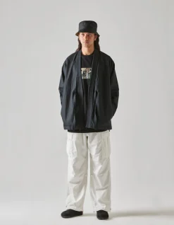 Kimonos*Maharishi 4587 Shinobi Hemp Kimono Black