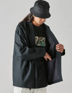 Kimonos*Maharishi 4587 Shinobi Hemp Kimono Black