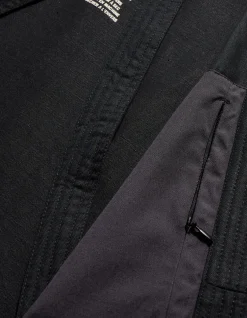 Kimonos*Maharishi 4587 Shinobi Hemp Kimono Black