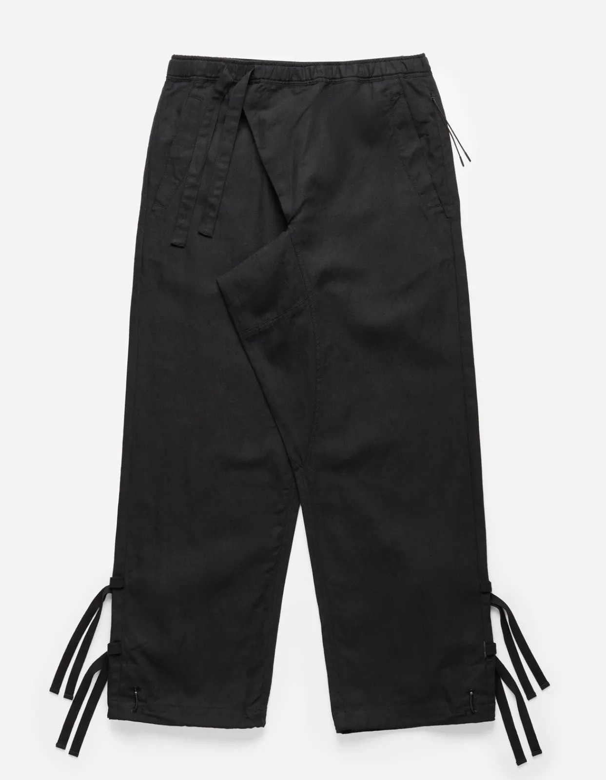 Track Pants*Maharishi 4590 Shinobi Hemp Track Pants Black
