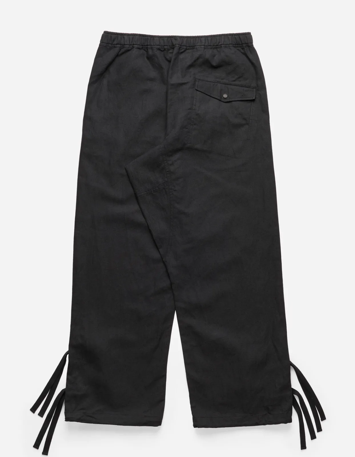 Track Pants*Maharishi 4590 Shinobi Hemp Track Pants Black