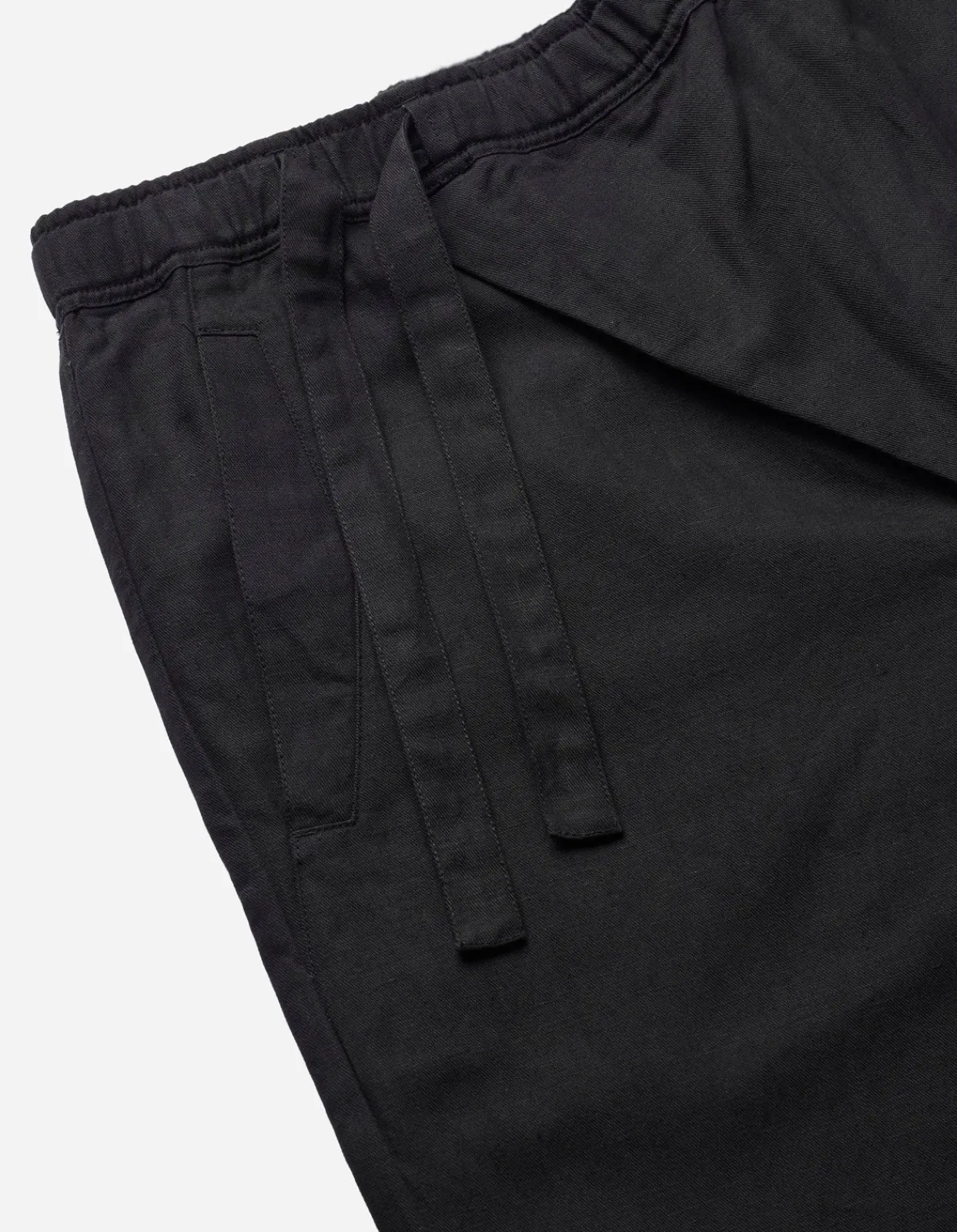 Track Pants*Maharishi 4590 Shinobi Hemp Track Pants Black