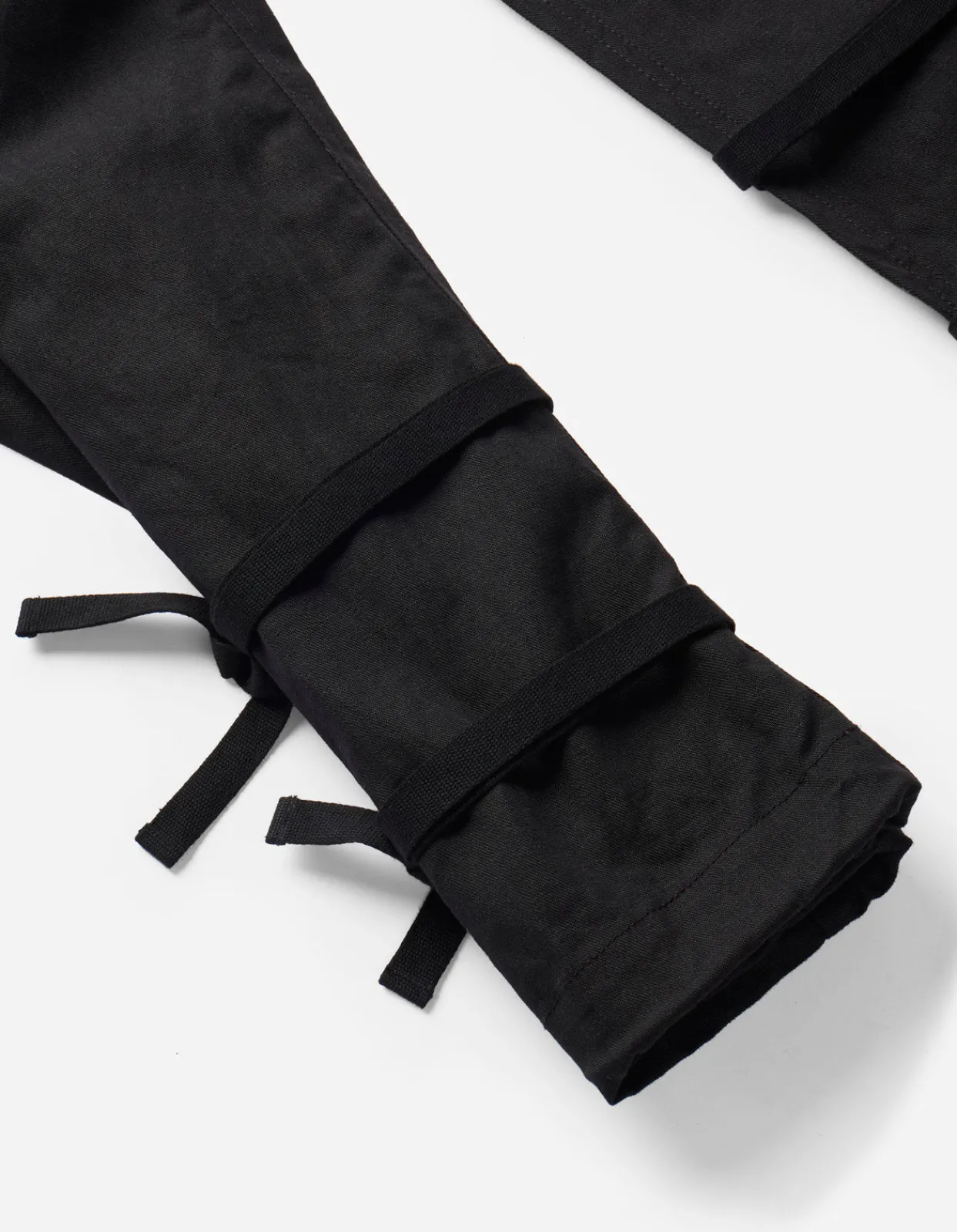 Track Pants*Maharishi 4590 Shinobi Hemp Track Pants Black
