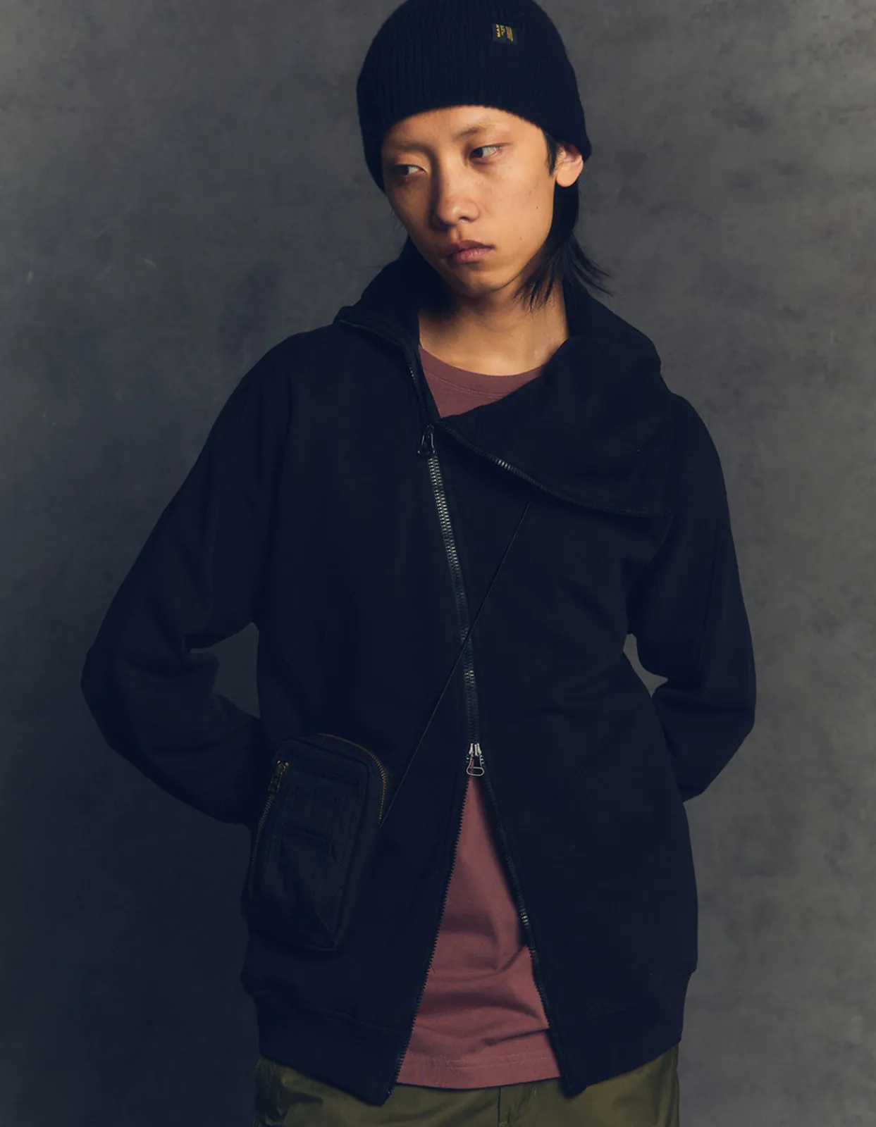 Hooded Sweats*Maharishi 4583 Shinobi Hooded Sweat Black