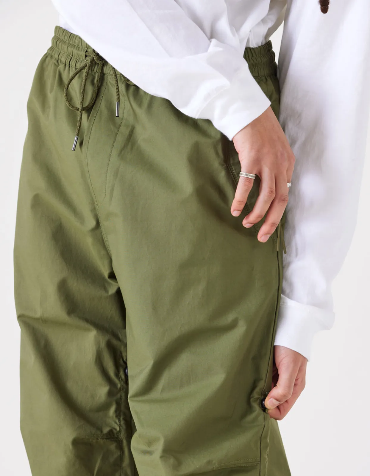 Track Pants*Maharishi 4296 Snocord® Loose Track Pants Olive Og-107F