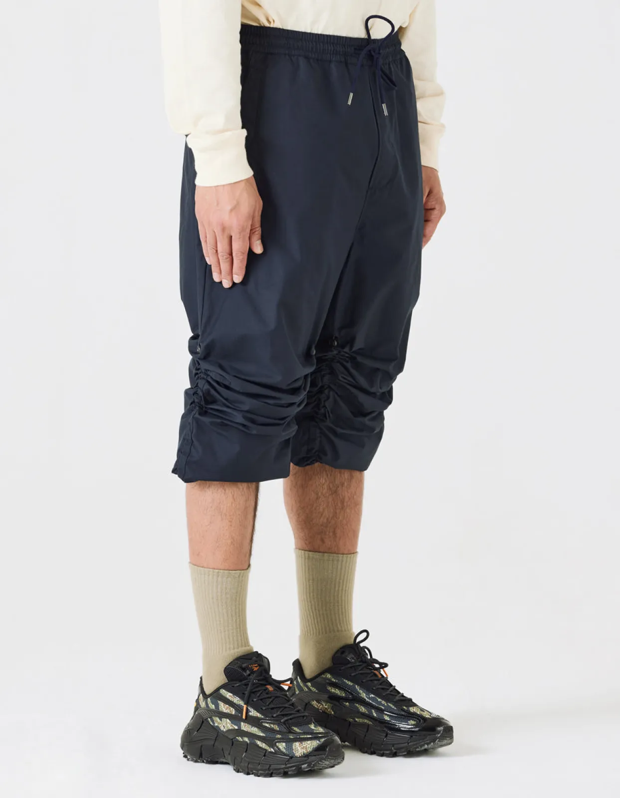 Track Pants*Maharishi 4296 Snocord® Loose Track Pants Navy