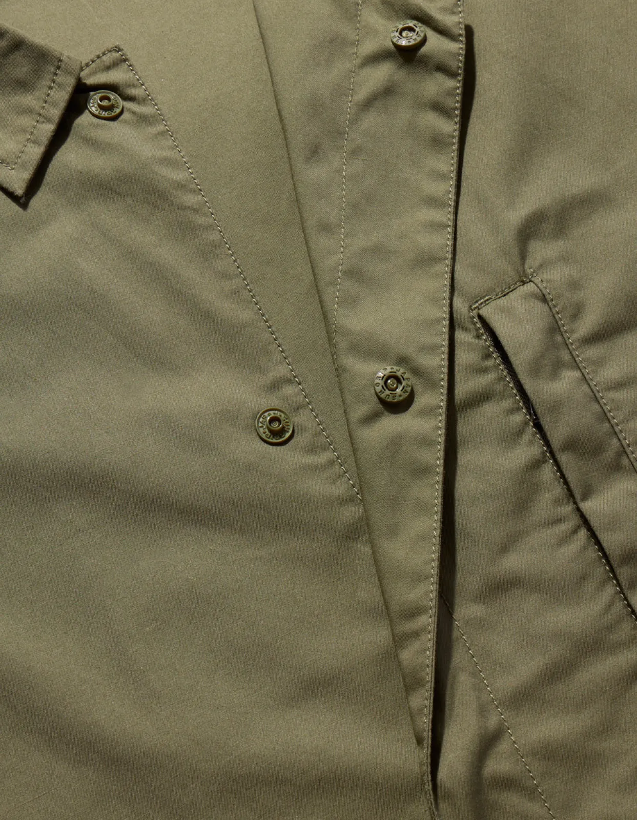 Shirts*Maharishi 4297 Snocord Travel Shirt Olive Og-107F