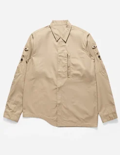 Shirts*Maharishi 4297 Snocord® Travel Shirt Sand