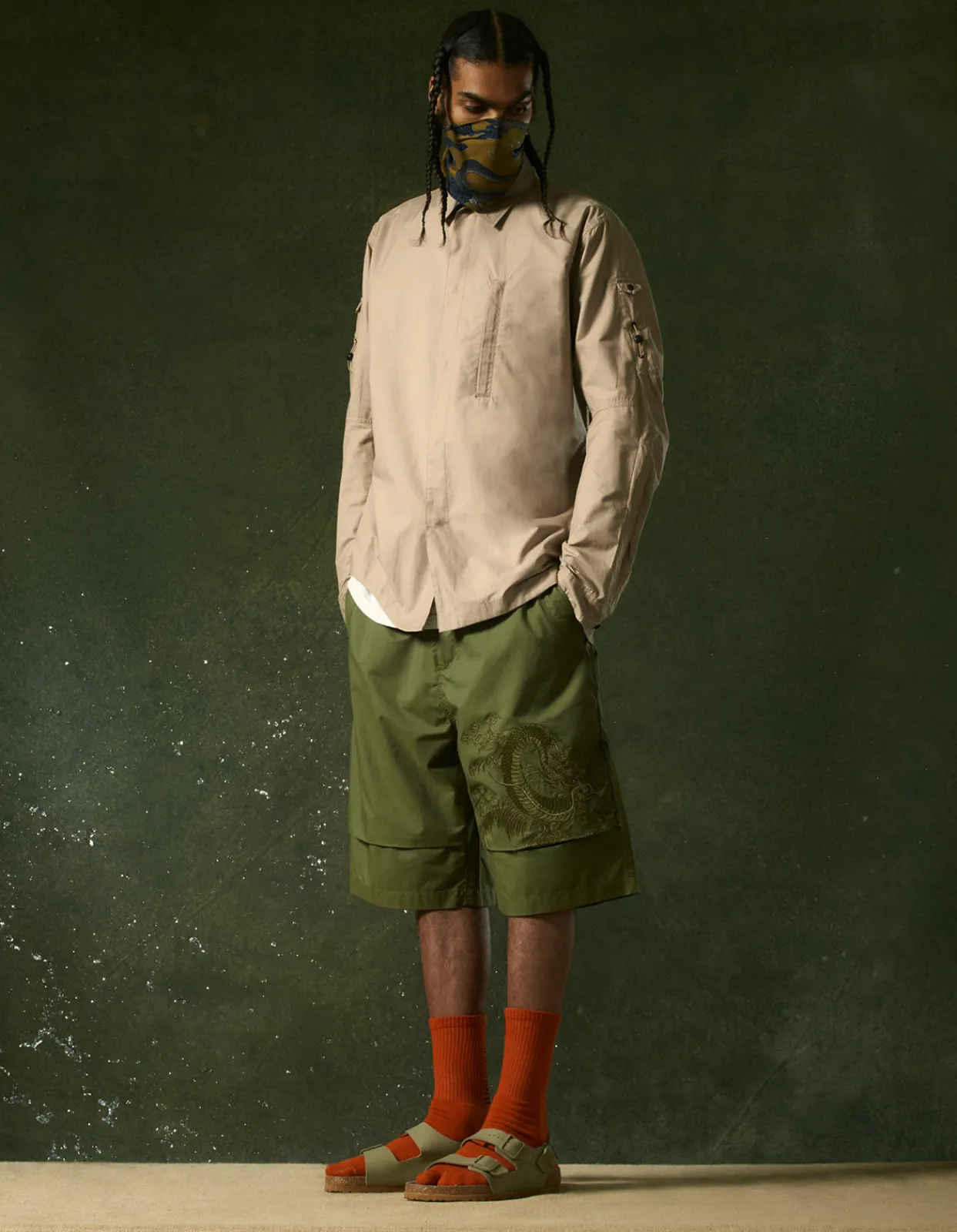 Shirts*Maharishi 4297 Snocord® Travel Shirt Sand