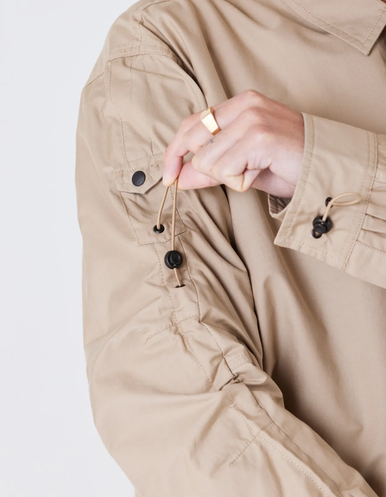 Shirts*Maharishi 4297 Snocord® Travel Shirt Sand