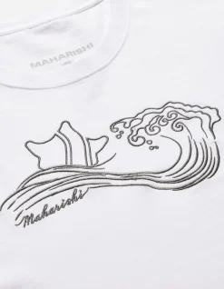 Short Sleeve T-Shirts*Maharishi 1024 Songkran Embroidered T-Shirt White