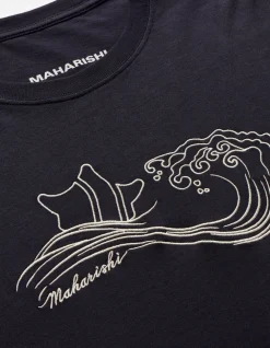 Short Sleeve T-Shirts*Maharishi 1024 Songkran Embroidered T-Shirt Navy