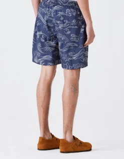 Swim Shorts*Maharishi 1021 Songkran Swim Shorts Navy
