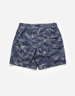Swim Shorts*Maharishi 1021 Songkran Swim Shorts Navy