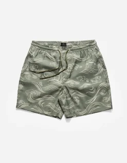 Swim Shorts*Maharishi 1021 Songkran Swim Shorts Olive