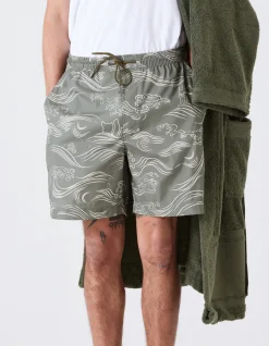 Swim Shorts*Maharishi 1021 Songkran Swim Shorts Olive