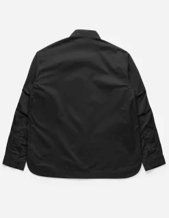 Shirts*Maharishi 4585 Stand Collar Shirt Black