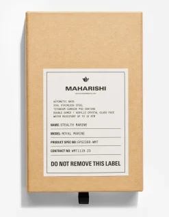 Lifestyle*Maharishi 1119 Stealth Marine Watch Black