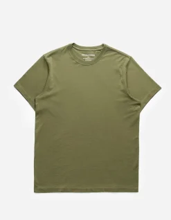 Short Sleeve T-Shirts*Maharishi 1073 Striking Point Organic T-Shirt Olive