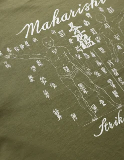 Short Sleeve T-Shirts*Maharishi 1073 Striking Point Organic T-Shirt Olive