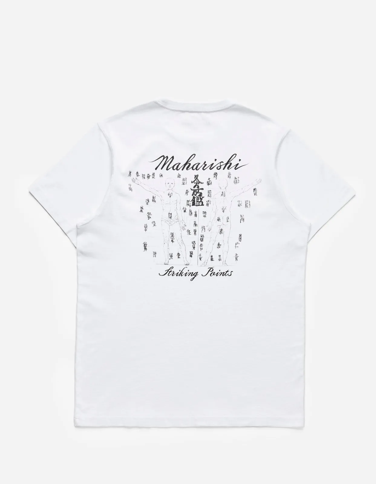 Short Sleeve T-Shirts*Maharishi 1073 Striking Point Organic T-Shirt White