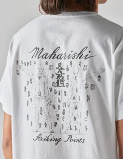 Short Sleeve T-Shirts*Maharishi 1073 Striking Point Organic T-Shirt White