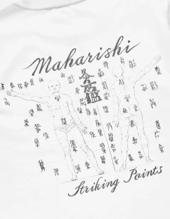 Short Sleeve T-Shirts*Maharishi 1073 Striking Point Organic T-Shirt White