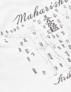 Short Sleeve T-Shirts*Maharishi 1073 Striking Point Organic T-Shirt White
