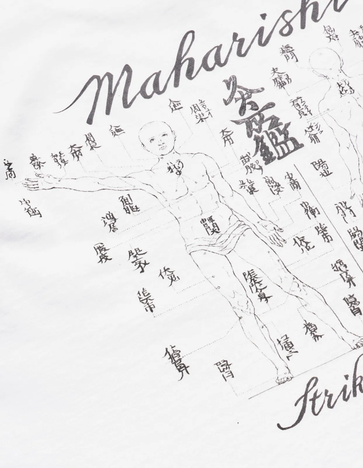 Short Sleeve T-Shirts*Maharishi 1073 Striking Point Organic T-Shirt White