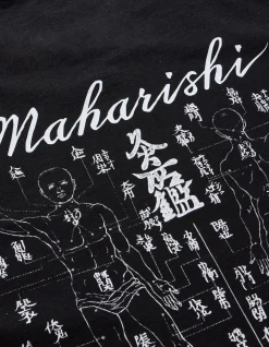 Short Sleeve T-Shirts*Maharishi 1073 Striking Point Organic T-Shirt Black