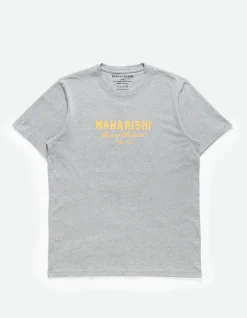 Short Sleeve T-Shirts*Maharishi 1029 Temple Naga Organic T-Shirt Grey Marl
