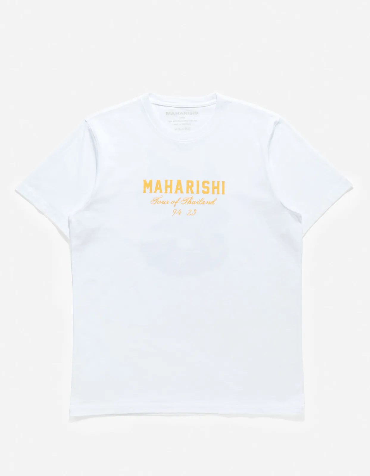 Short Sleeve T-Shirts*Maharishi 1029 Temple Naga Organic T-Shirt White
