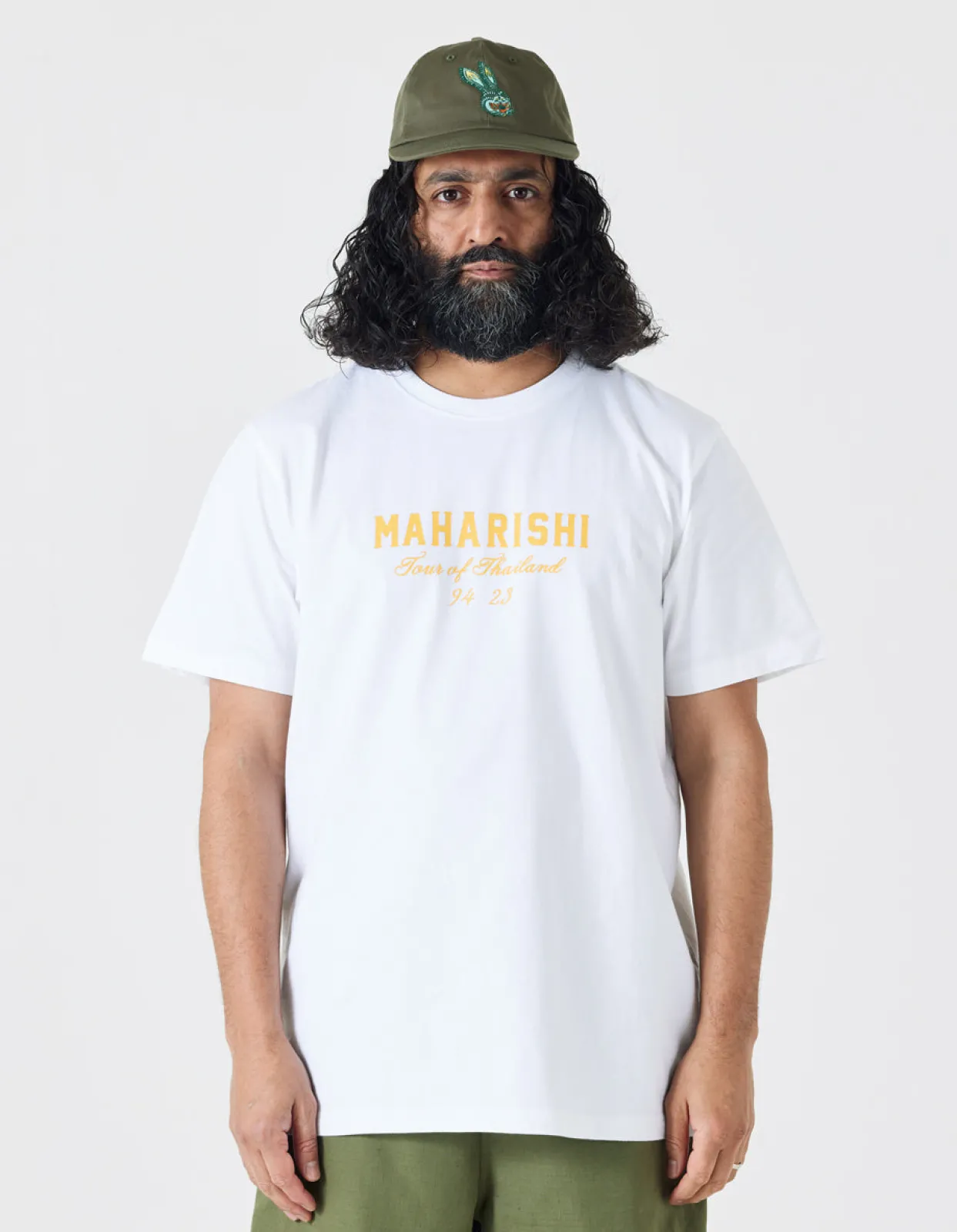 Short Sleeve T-Shirts*Maharishi 1029 Temple Naga Organic T-Shirt White