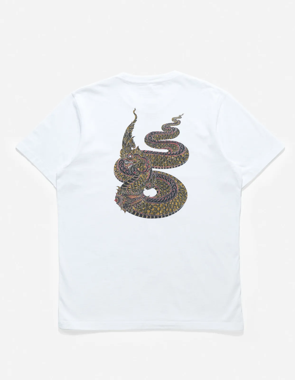 Short Sleeve T-Shirts*Maharishi 1029 Temple Naga Organic T-Shirt White