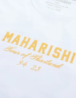 Short Sleeve T-Shirts*Maharishi 1029 Temple Naga Organic T-Shirt White