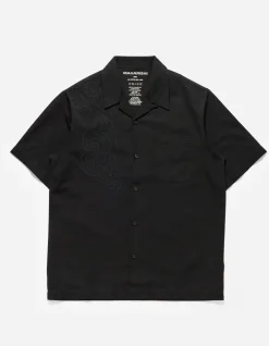 Shirts*Maharishi 4300 Thai Cloud Camp Collar Shirt Black