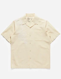 Shirts*Maharishi 4300 Thai Cloud Camp Collar Shirt Ecru