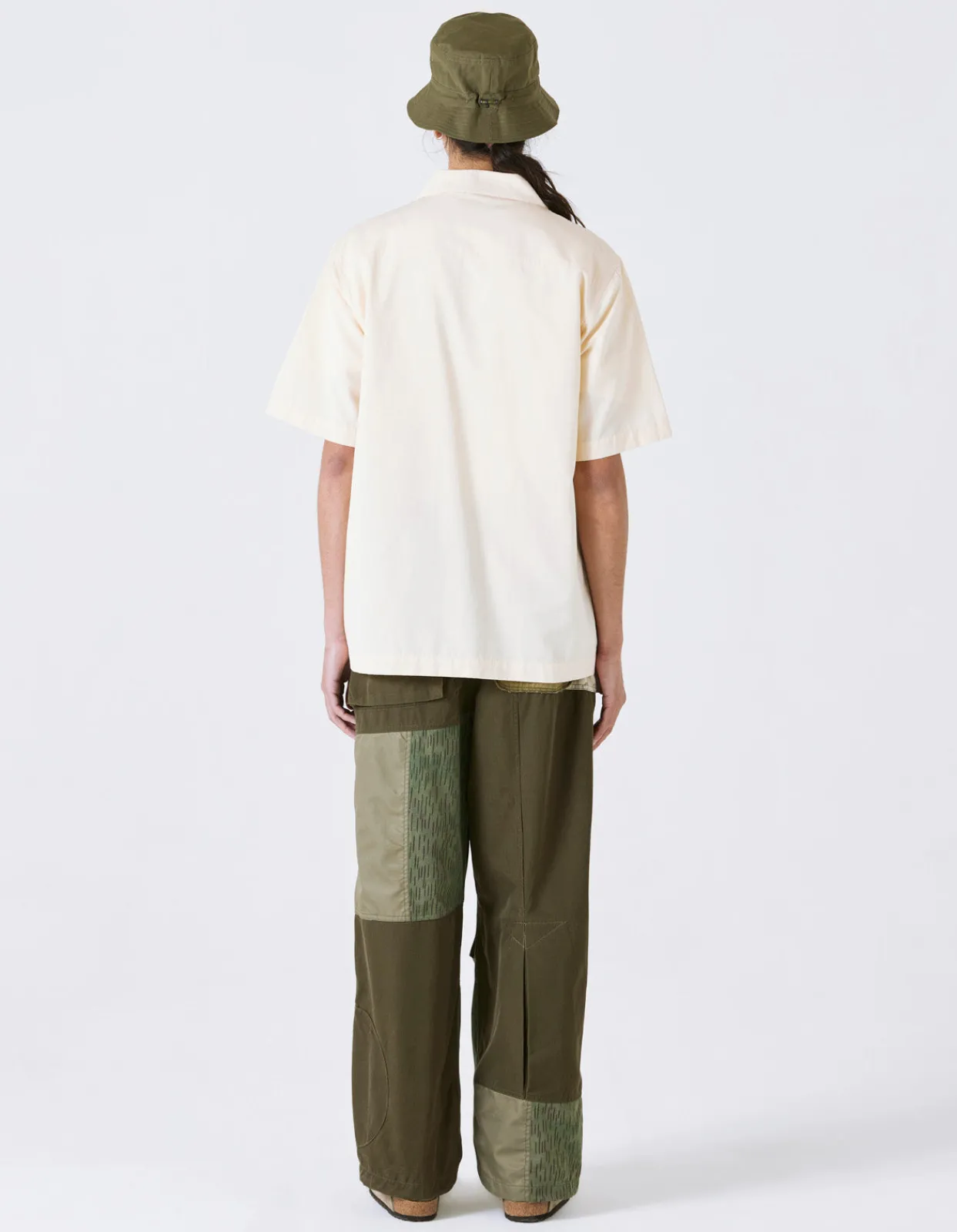 Shirts*Maharishi 4300 Thai Cloud Camp Collar Shirt Ecru