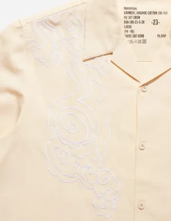 Shirts*Maharishi 4300 Thai Cloud Camp Collar Shirt Ecru