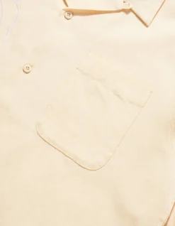 Shirts*Maharishi 4300 Thai Cloud Camp Collar Shirt Ecru